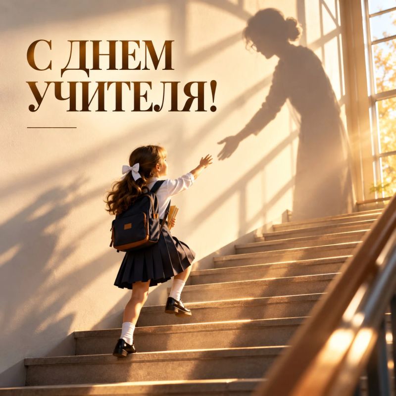 С Днем учителя, наши дорогие педагоги