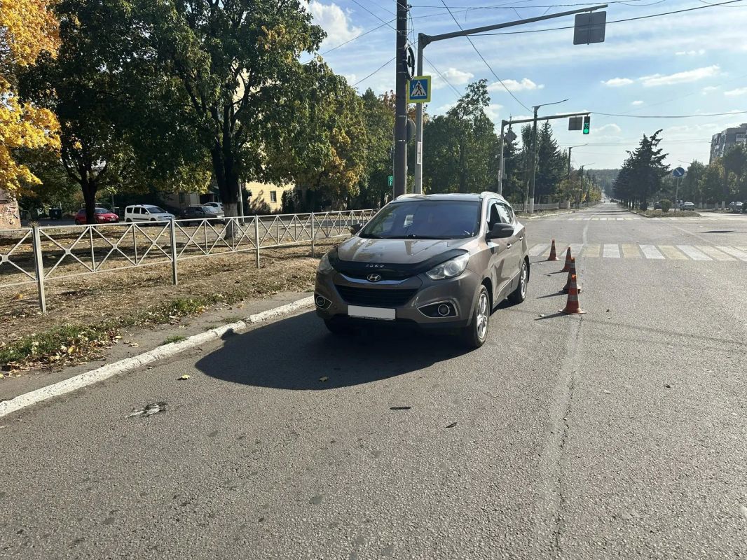 В результате ДТП в Снежном школьница получила травмы