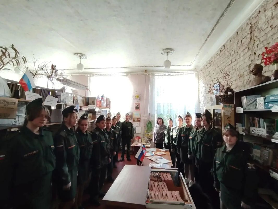 Гвардейцам Ждановки провели мероприятие, посвященное А.С. Пушкину