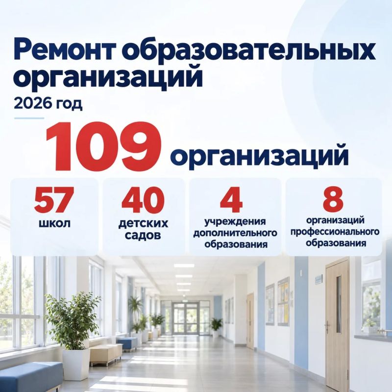 Лариса Толстыкина: Современные классы, оборудованные лаборатории, комфортные детские сады — такие условия создаем для детей и педагогов Республики