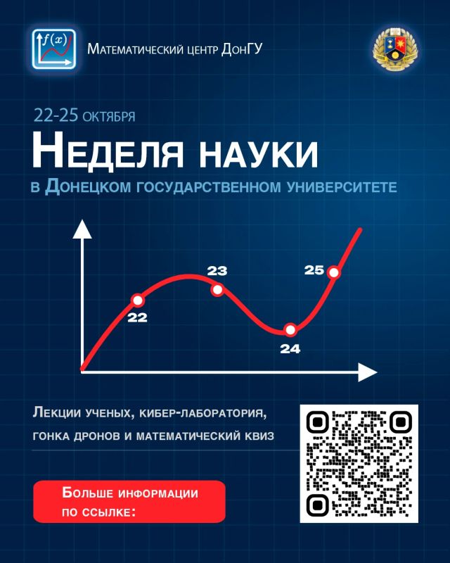 Математический центр ДонГУ приглашает школьников и студентов Республики на Неделю науки
