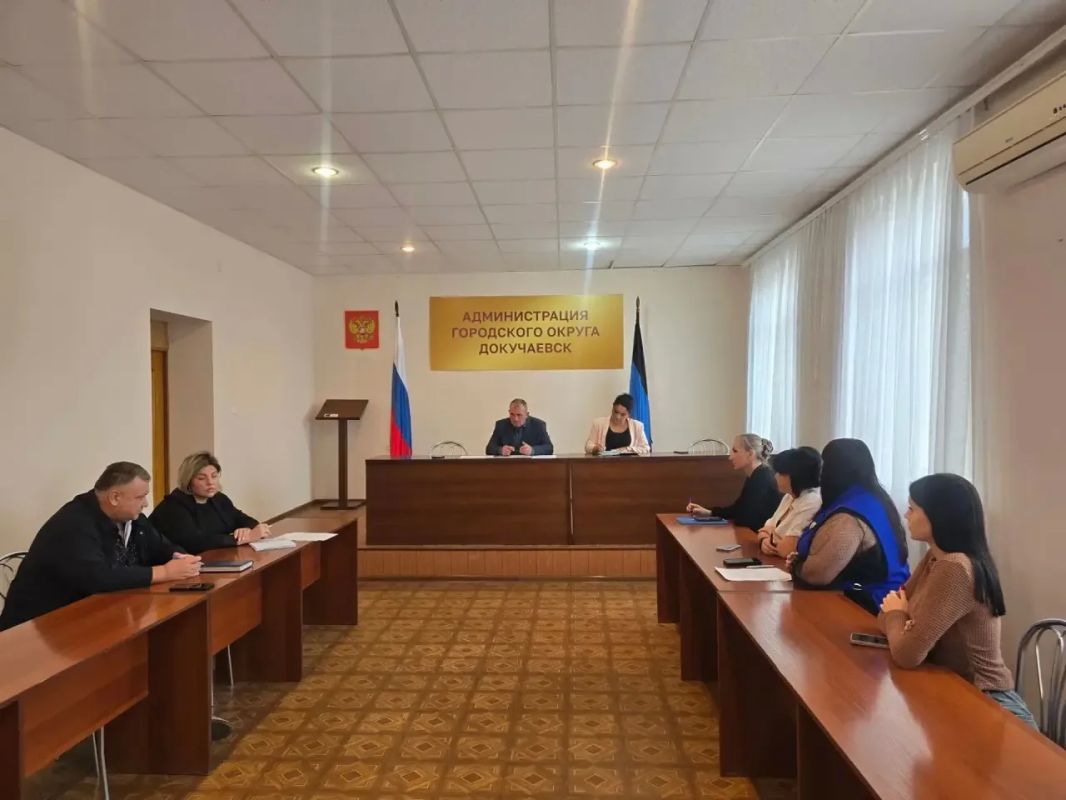 В Докучаевске продолжает работу штаб по здравоохранению, созданный по поручению Главы ДНР Дениса Пушилина