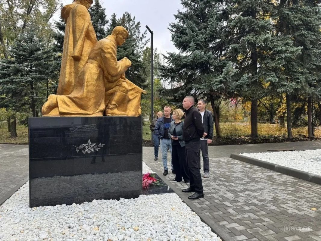 Реализация значимого проекта по созданию Аллеи памяти Героев в Ждановке приближается к своему завершению