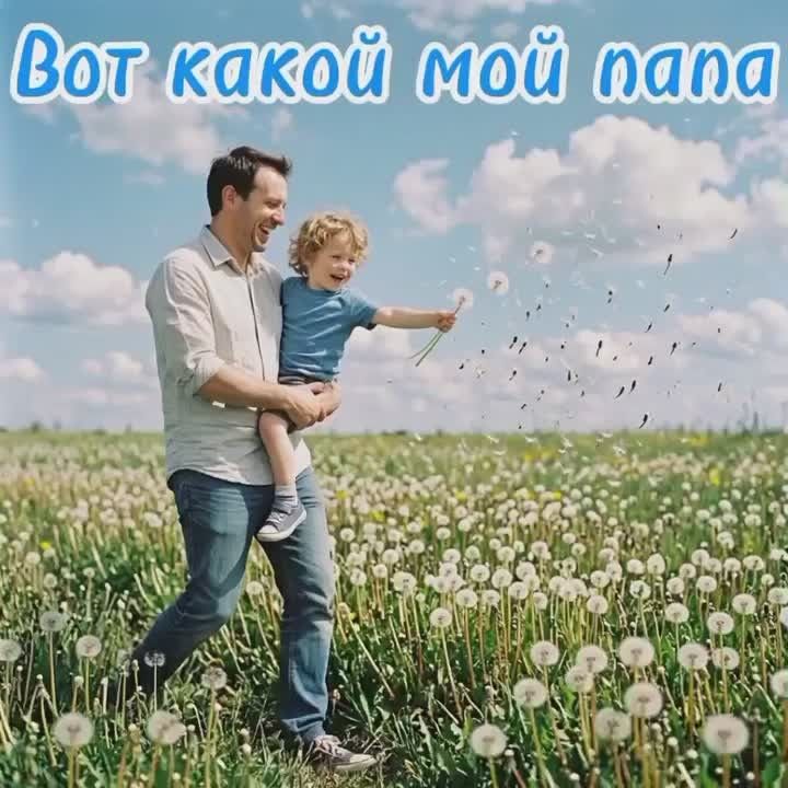 Фотоколлаж ко Дню отца — «Вот какой мой папа!»