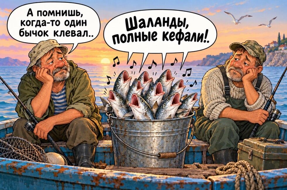 Шаланды, полные кефали: в Азовском море растет число черноморских рыб