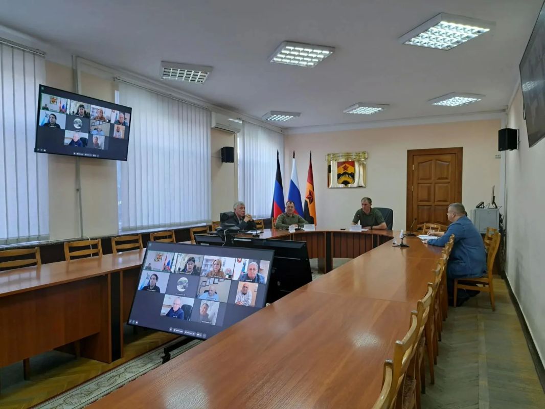 В Шахтерске провели заседание Штаба по вопросам охраны здоровья граждан