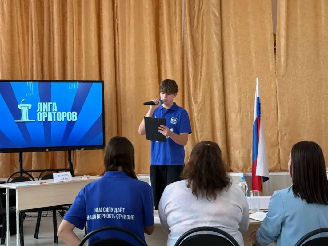 В Ясиноватой прошёл муниципальный этап «Лиги Ораторов»