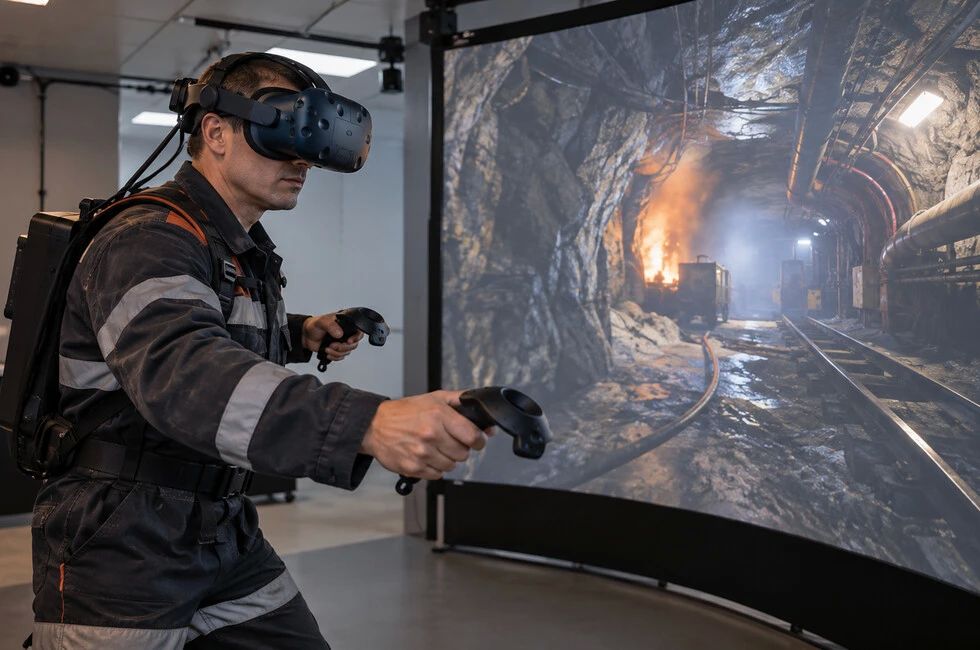Ученые создали первый российский VR-тренажер для отработки мер при ЧС в шахтах