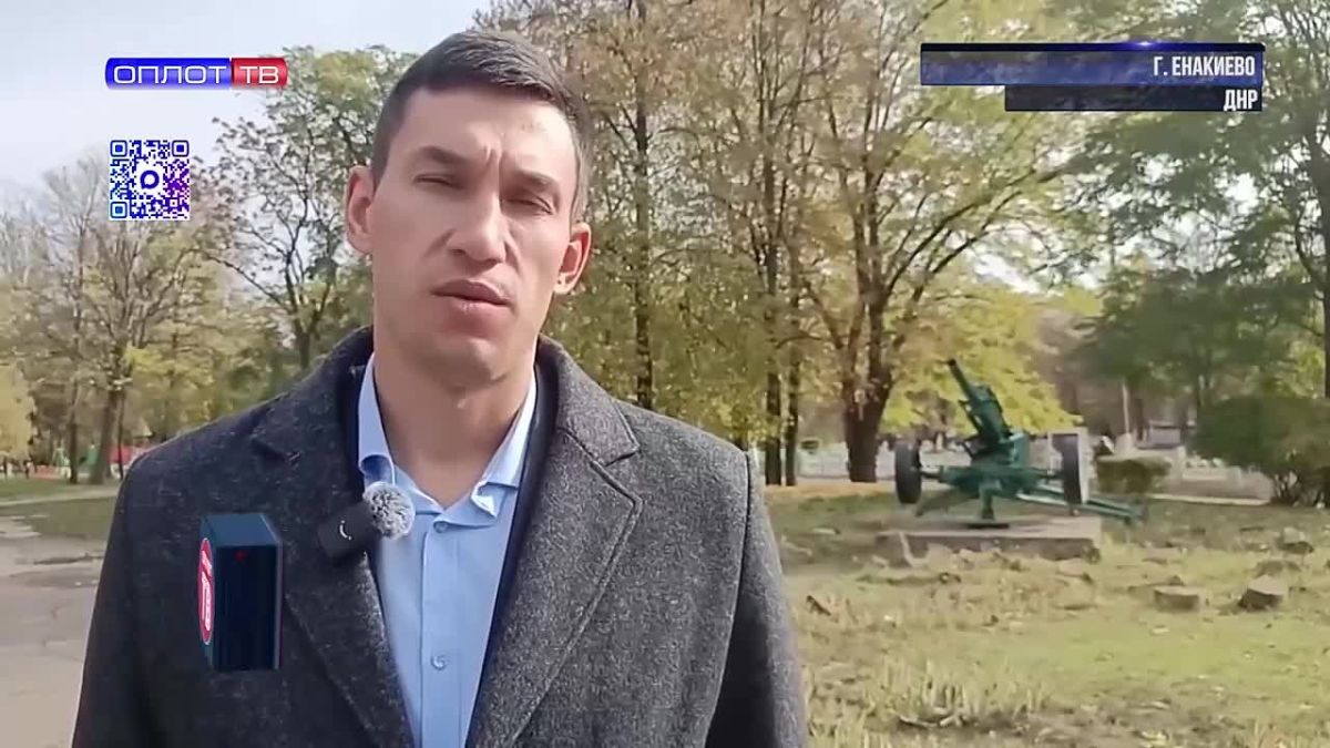 В память о павших героях. В день белых журавлей в городе Енакиево состоялась памятная церемония, посвящённая героям, отдавшим свои жизни за Родину