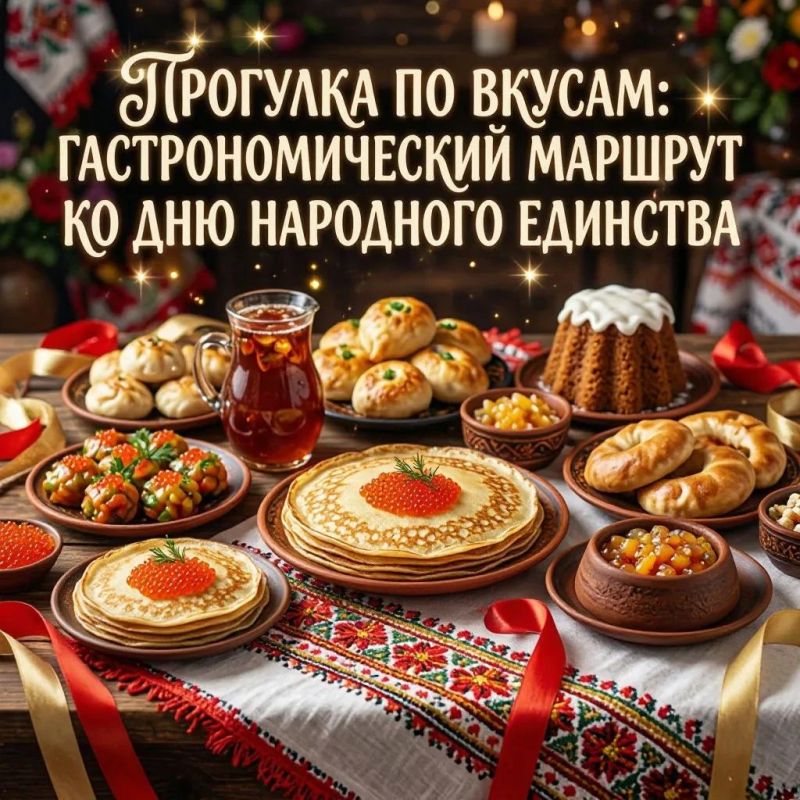 «Прогулка по вкусам»: гастрономический маршрут ко Дню народного единства!