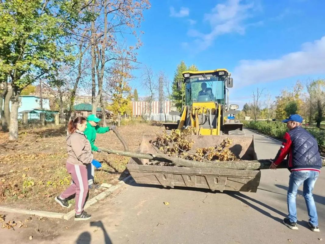 В Кировском районе Макеевки прошёл общегородской субботник