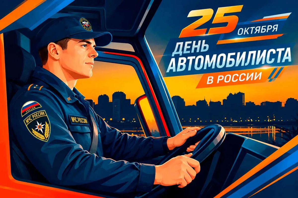 Поздравление начальника Главного управления МЧС России по ДНР Дмитрия Костямина с Днем автомобилиста