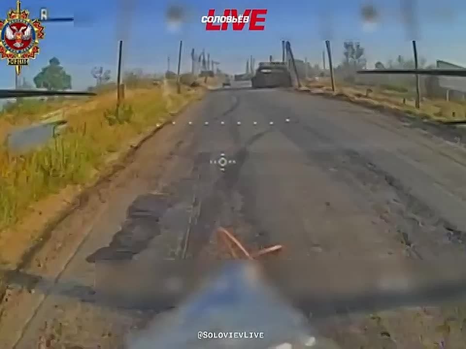 Доставка не удалась. Разведчики гвардейского ордена Республики отдельного батальона специального назначения «ОХОТНИК» уничтожили наземный робототехнический комплекс ВСУ севернее Дружковки