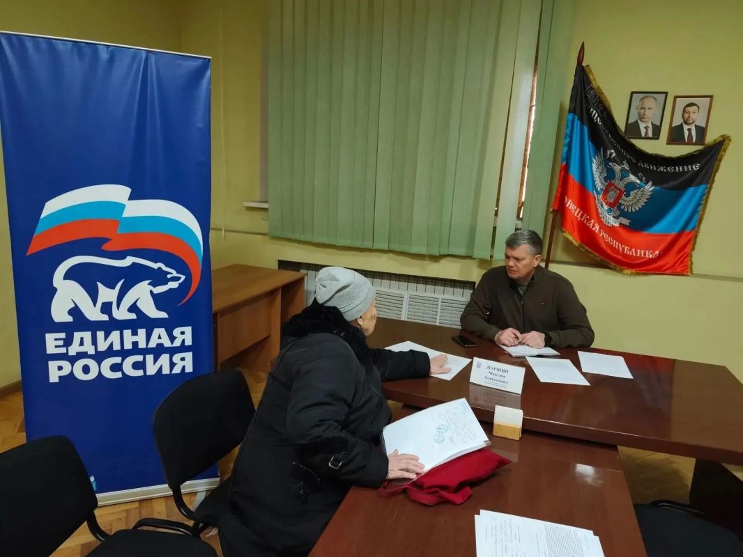 Депутат Народного Совета провел встречу с жителями Шахтерска