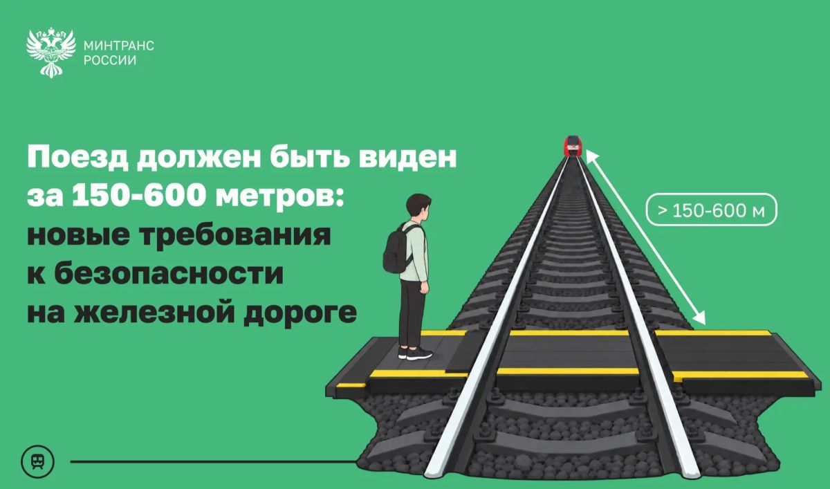 Минтранс предложил новые требования к безопасности на железной дороге